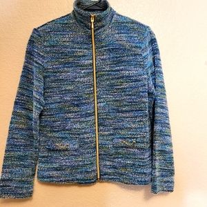 Drapers & Damon's Women Metallic Tweed Jacket Size PXS